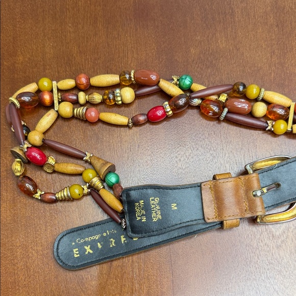 Vintage Belt with Colorful Accents - Picture 2 of 4